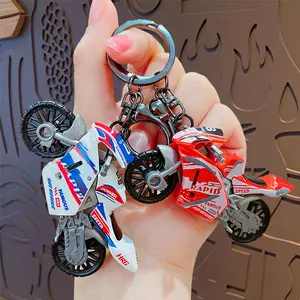 Cartoon-Style Cool Motorcycle Keychain - Backpack Pendant, Couple Accessory, Bag Decor, Party Gift, Party Gifts