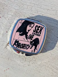 Sex #1 Priority Compact Mirror | 2.5" Metal Pocket Mirror