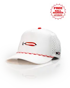 Dare Devil Spoon White - Perforated Rope Hat