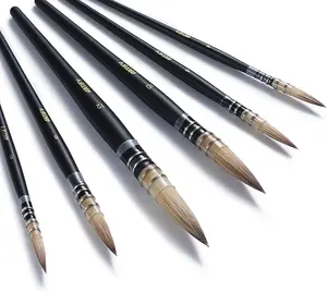 Artify 6 pcs Watercolor Professional Quill Watercolor Brush Set