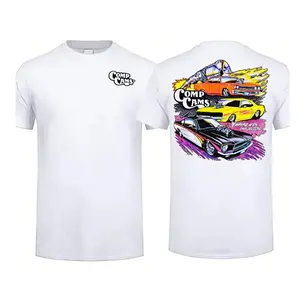 🚗💨[Graphic Tee]"COMP Cams 90’s Pro Street T-Shirt – Unisex 100% Cotton Casual Crewneck Tee for Truck Lovers, Vintage 90’s Graphic Shirt, Perfect Gift for Men, Car Enthusiasts, Streetwear Casual Wear, Retro Menswear T-shirt for Auto Fans"
