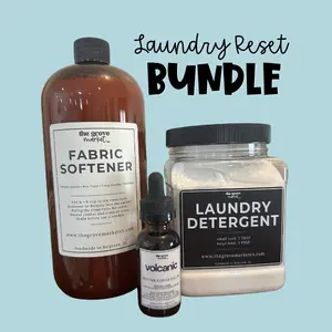 LIVE ONLY Laundry Reset Bundle – Detergent + Fabric Softener + Dryer Ball Oil ($30 Deal)