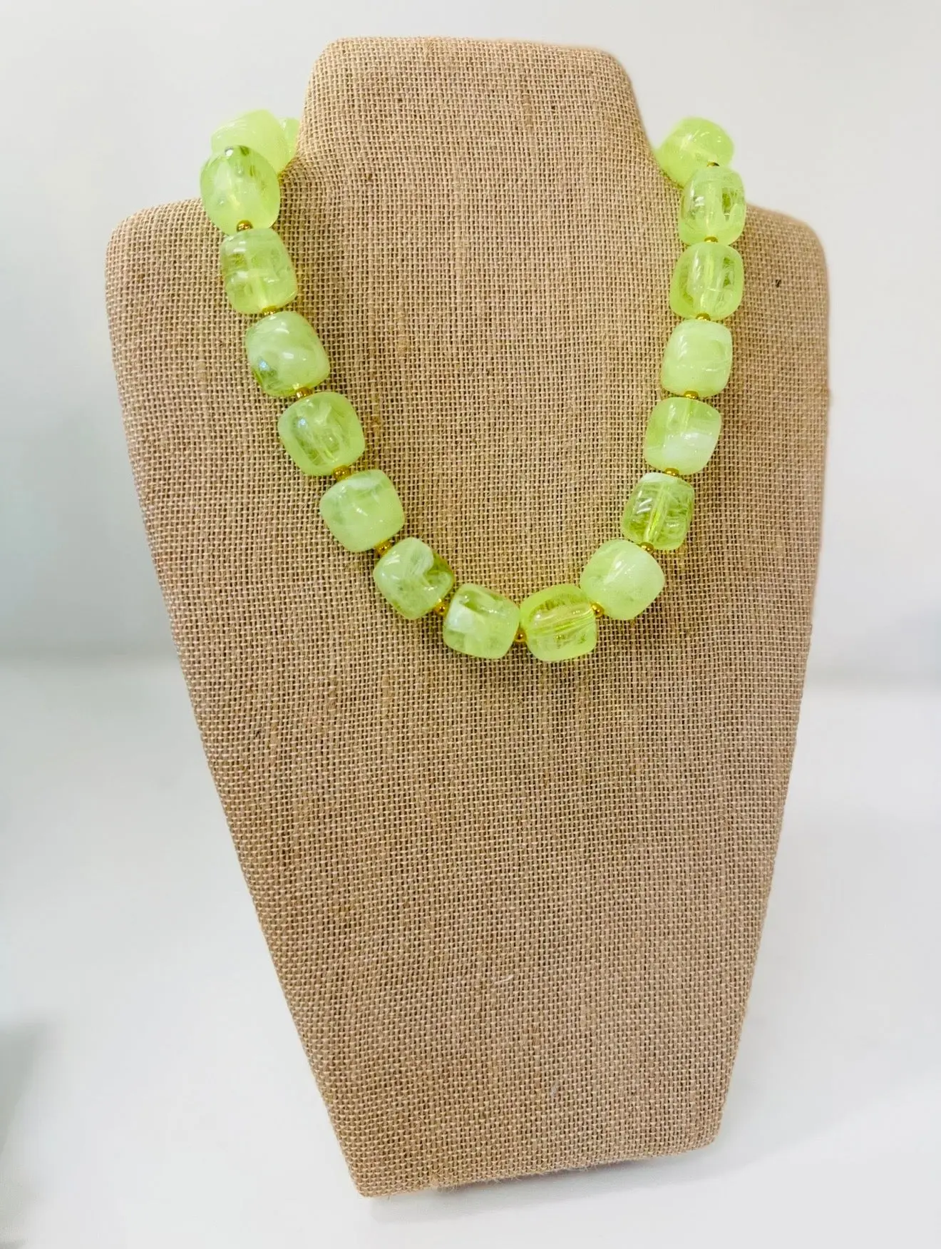 HD/ The Bonnie Beaded Necklace/ Lime
