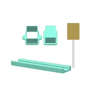 Rectangle Cake Pop Mold | Deluxe Cutter, Popper, and Tray Option