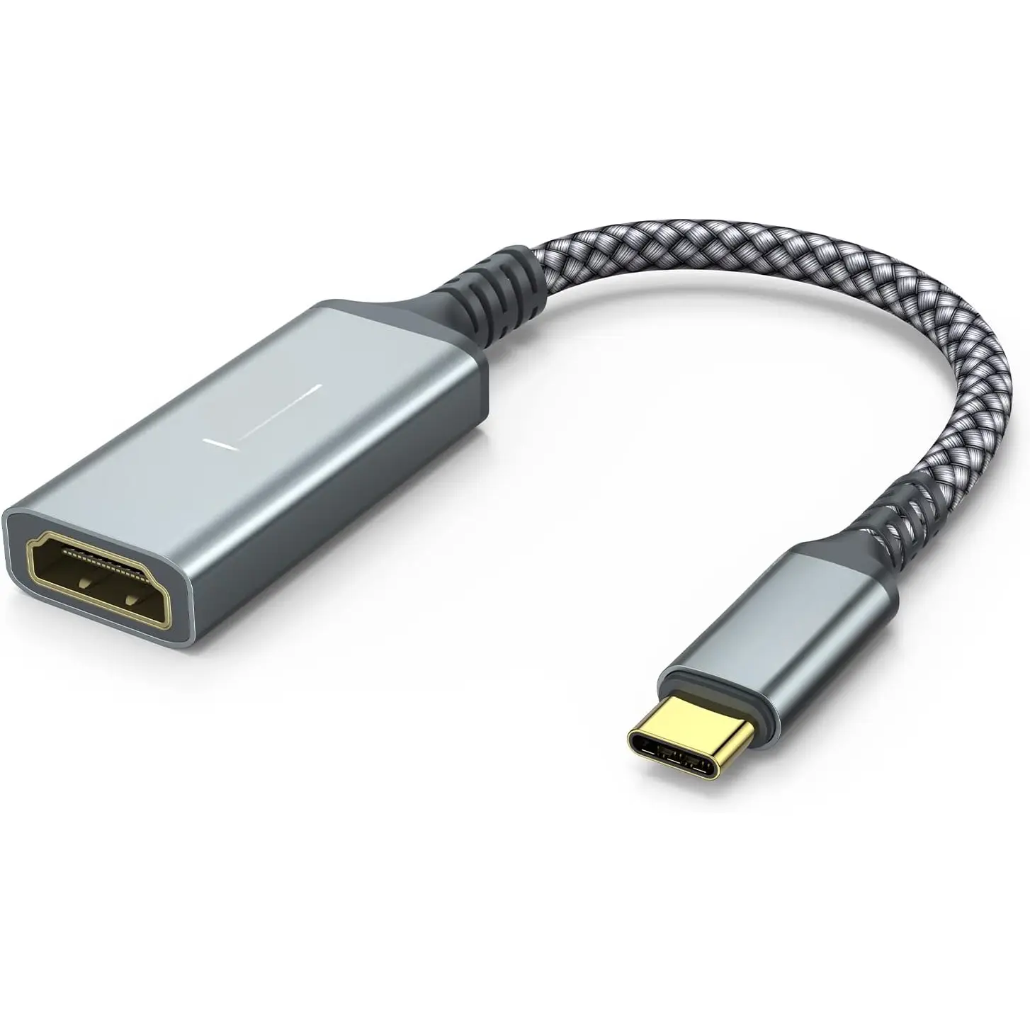 USB C to HDMI Adapter, USB Type-C to HDMI 4K Adapter Compatible with  15 Pro/Max, MacBook Pro/Air 2023, IPad Pro, iMac, Galaxy S23,  XPS, Pixelbook,  and More