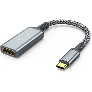 USB C to HDMI Adapter, USB Type-C to HDMI 4K Adapter Compatible with  15 Pro/Max, MacBook Pro/Air 2023, IPad Pro, iMac, Galaxy S23,  XPS, Pixelbook,  and More