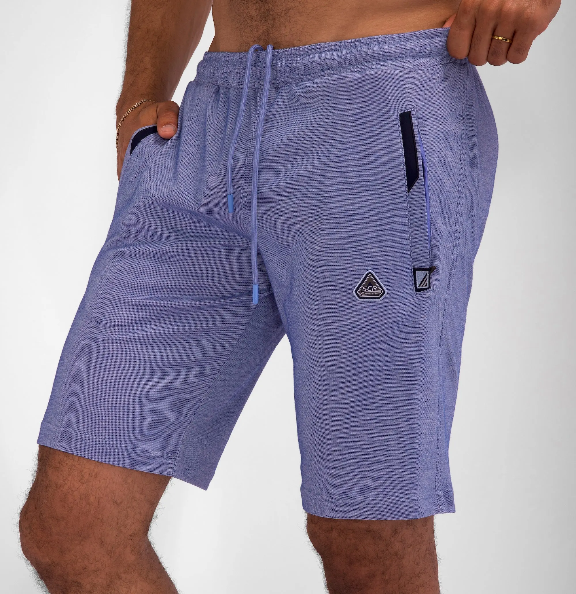 Men's Urban Stride Long Cotton Fabric Sports Shorts - Tall, Relaxed Fit All-Day Wear