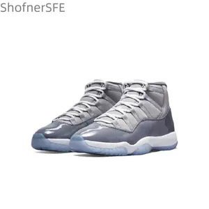 Legendary Blue Retro Comfortable Casual Shock Absorbing Anti-Slip Basketball Shoes