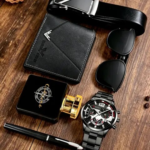 Sunglasses and Belt, Elegant Gift Box for Business Casual Daily Wear