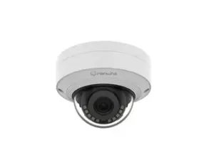 Hanwha Techwin QNV-C9011R 8MP IR WDR ICR Outdoor Network H.265 PoE Dome Camera with 3mm Fixed Focal Lens, Aluminum, White Color