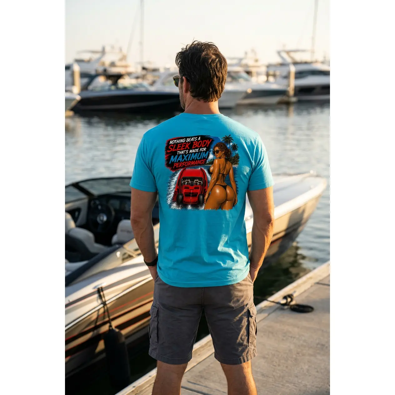 Men's Competitor Tee, Lightweight 3.8oz Polyester Athletic Wear with Moisture-Wicking PosiCharge Technology
