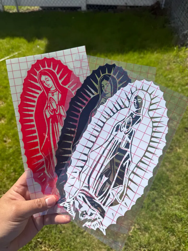 VIRGEN DE GUADALUPE CAR DECAL
