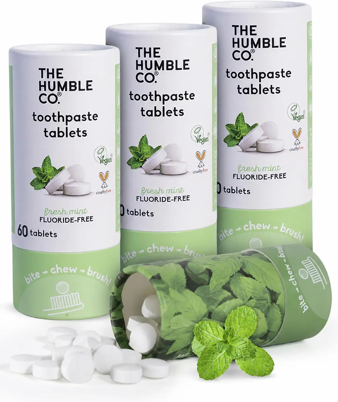 Toothpaste Tablets - 3 pack - Daily Oral Use