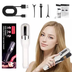 USB Rechargeable Multifunctional Hair Trimmer, Portable Home Use Electric Shaver, Suitable for Split Ends Cutting, New Lithium Ion Battery