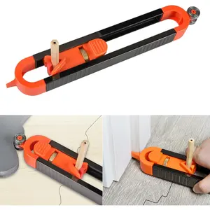 Upgrade Contour Measuring Tool, Precise Contour Scribe Tool with Adjustable Lock for Pencil Woodworking Edge Corner Measuring Profile Duplicator