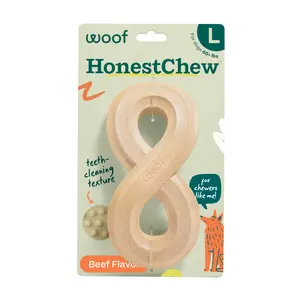HonestChew - Free from Petroleum & Nylon Chew Toy for Dogs - Antler & Infinity Shapes - For Dental Support & Distraction Powerful
