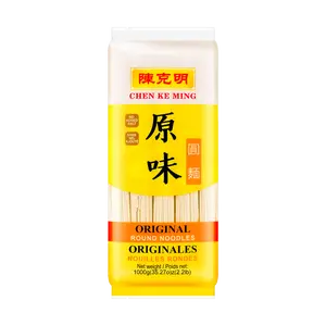 KM Original Flavor Round Noodles - 1kg Dried Pasta for Authentic Asian Cuisine