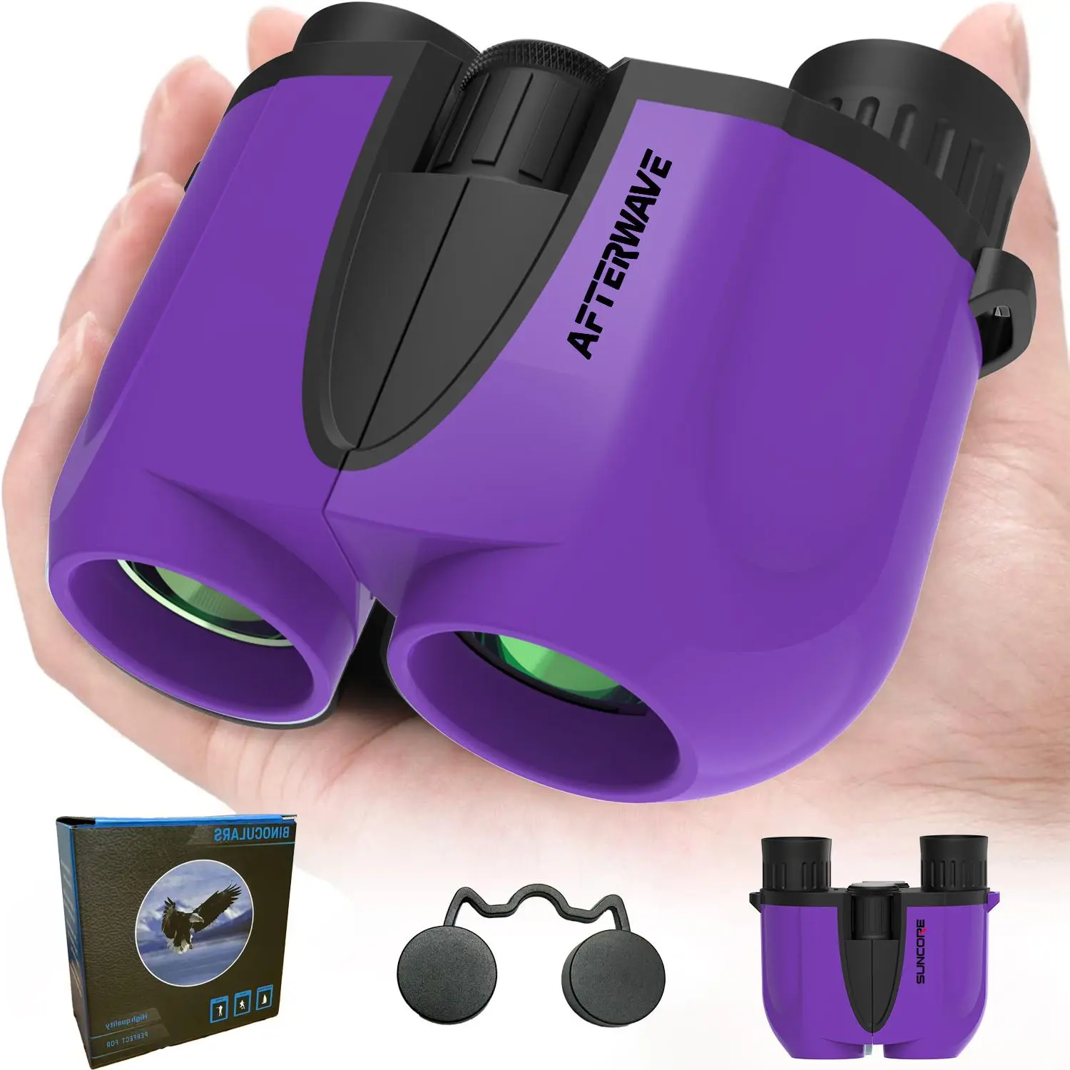 10x25 High Magnification Binoculars, Compact Binoculars for Bird Watching & Hunting, Travel & Concert, Outdoor Essentials