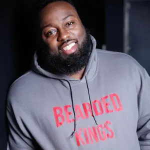 BEARDED KINGS HOODIES - Red Charcoal