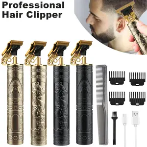 Multifunctional Portable Rechargeable Haircutter, Cordless Hair Clippers for Men, Barber Clippers, 4 Counts limit Combs+Hair Comb