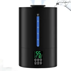 6L Humidifier for Bedroom Large Room Cool Warm Mist Top Fill Essential Oil Diffuser Quiet Baby Plants 360 Nozzle Adjustable Steam Air Moisturizer Home Office Ultrasonic