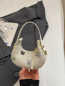 Mini Cute Butterfly Crossbody Bag, Fashionable PU Material, All-Season Casual Style, Ideal for Travel & Daily Use, Women's Handbag