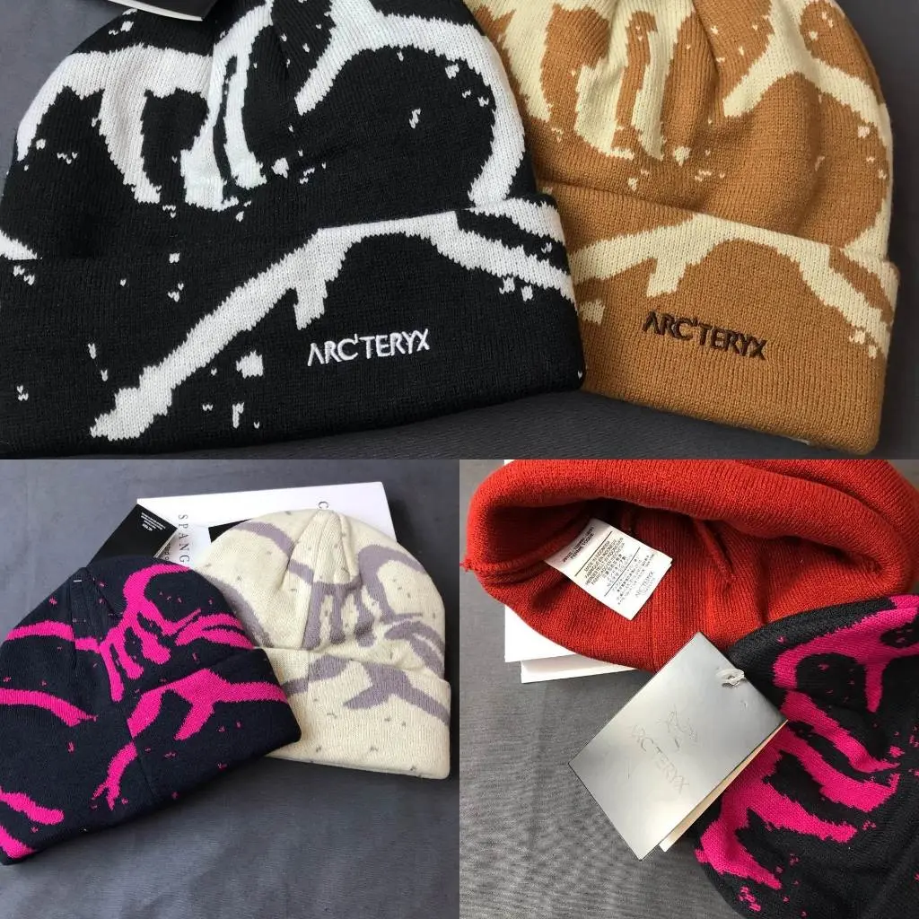 ARC'TERYX Skeleton Graphic Knit Beanie - Unisex Warm Winter Skull Cap, Soft Stretch Outdoor Ski Hat, Gorpcore Streetwear Accessory