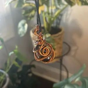 Garnet Copper Necklace