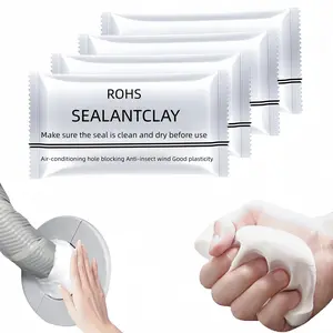 4pcs Repair Sealing Mud, Waterproof Sealant, Quick Patching Clay, Ideal for Rainwater Connections, Wall Holes, Air Conditioning Ports