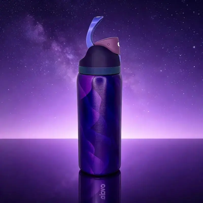 [NEW 2026] Limited Edition Gradient Purple SS3 Steel Insulated Bottle - BPA-Free, Leakproof Drinkware Flask, 32oz/24oz Portable Tumbler, Everyday Hydration Companion for Gifting