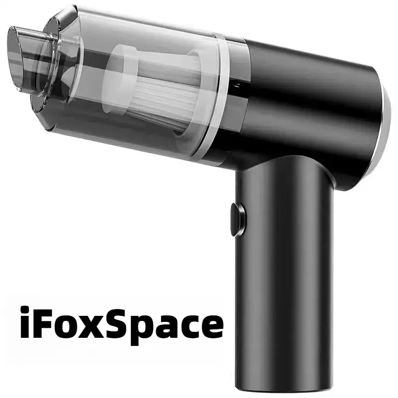 iFoxSpace Handheld Car Vacuum Cleaner 9000Pa with LED Light, 120W High Power, Lightweight Design for Car, Home, Office Desk & Keyboards