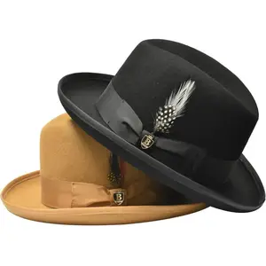 Godfather (Homburg) Collection Wool Felt Fedora Hat