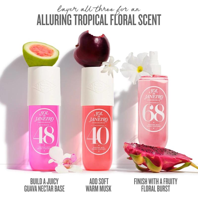 Sol de Janeiro Cheirosa 48 Perfume Mist  - Tropical Juicy Guava Nectar & Sunlit Orchid Fragrance
