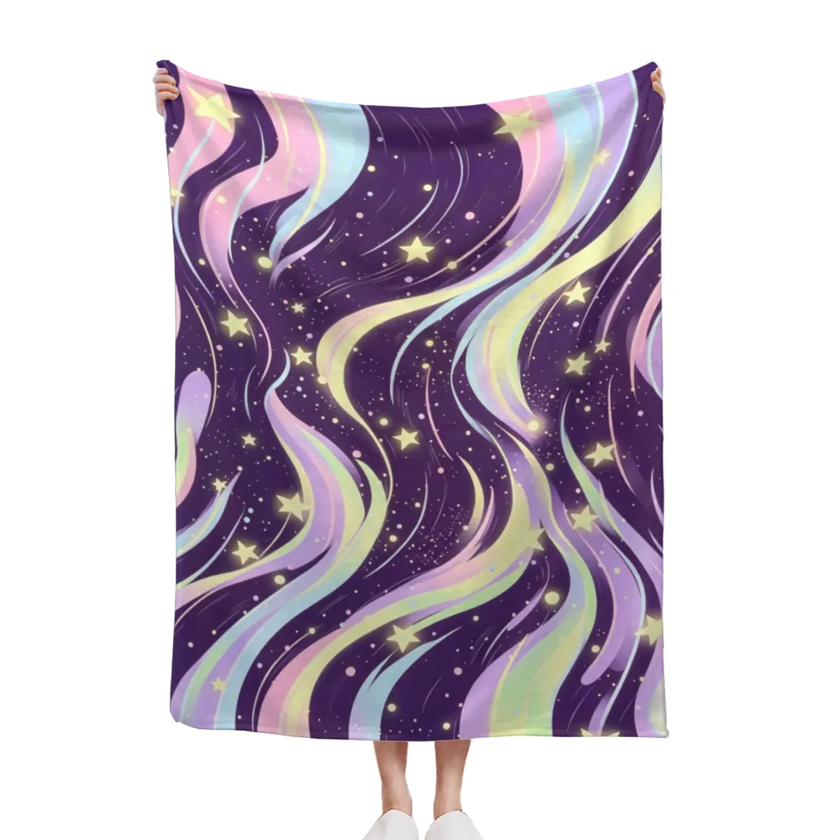 Sweet Dessert Donut Cake Coffee Bakery Pattern Throw Blanket Cute Pastry Food Print Warm Flannel Blanket Home Sofa Decor Gift