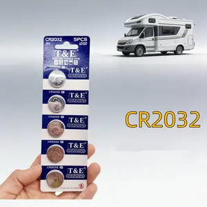 Cr2032 Lithium Button Battery 3v, Dual Packaging Protection, Ideal for Car Keys, Remote Controls, Toys, Appliances, Alarms, Watches, Electronics