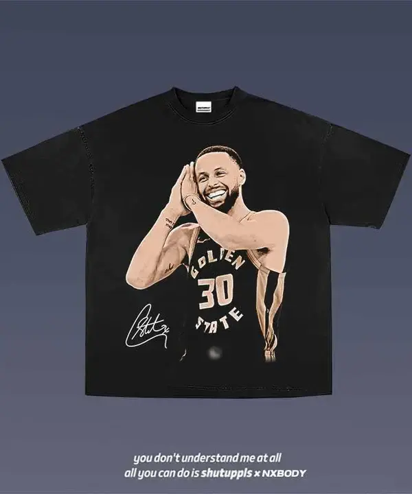 Stephen Curry Inspired Basketball Graphic T-Shirt, Vintage Streetwear Sports Tee, Basketball Culture Apparel