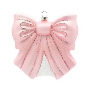 Baby Pink Bow Ornament