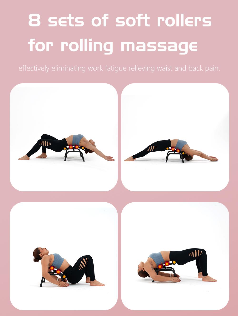 Magic BB Beginner-Friendly Mini Inversion Table Back Stretcher, Easy Inversion Workout Machine for Daily Stretch & Relaxation, Fitness Equipment for Home Gym, Total Body Workout Equipment for Adults