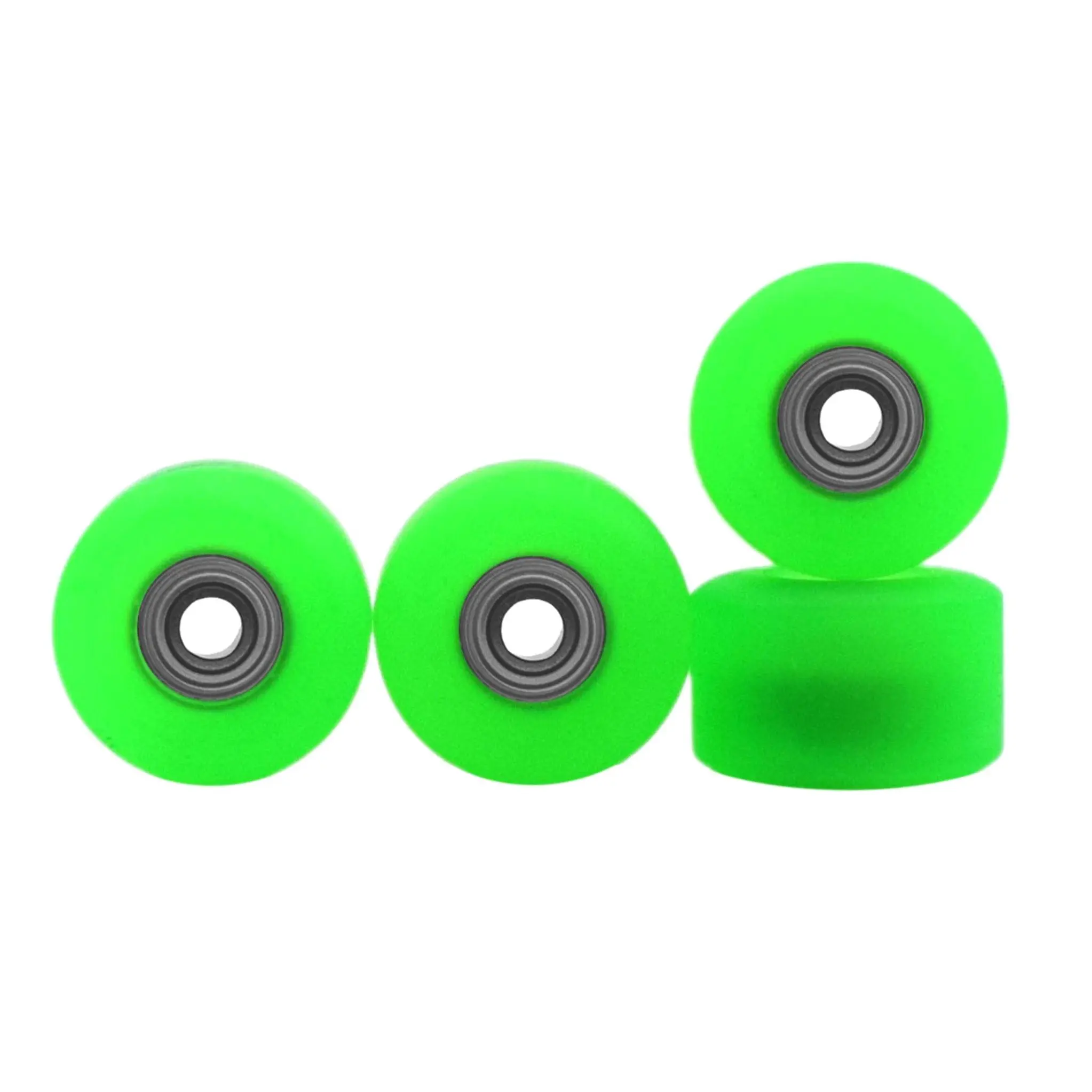 Apex New Street Wheels, "Flo Glo Green" - 61D - ABEC-9 Bearings
