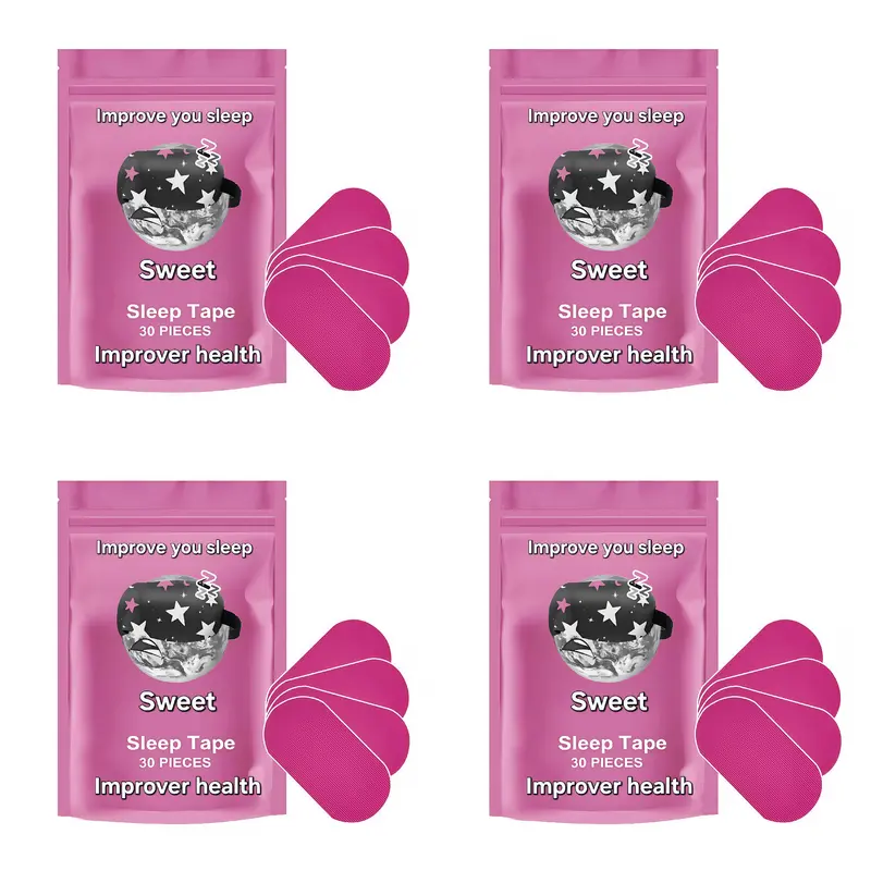 Everest Mouth Tape - 4 month supply mouth tape, pink, gentle, adhesion, 120 Strips, sports accessories,SWEET&MOON, Sleep breathing patch