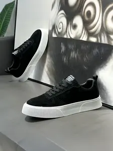 Men's Suede Retro Sneakers | Chunky Rubber Sole Casual Walking Shoes | Vintage Style Plimsolls