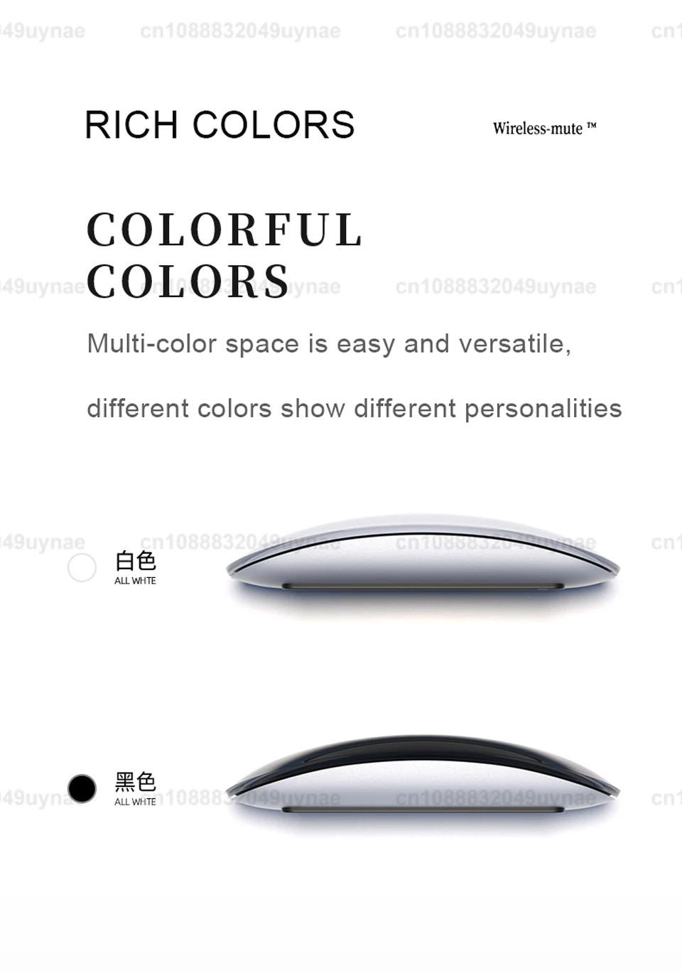 Original Multi-Touch Surface Magic Mouse For Laptop Tablet PC iPad Bluetooth 5.0 Wireless Mouse