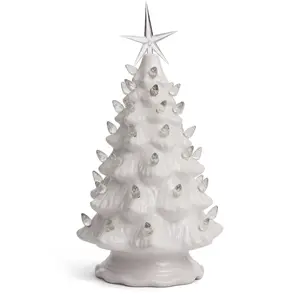 White Ceramic Christmas Tree - Medium