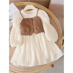 Girls' Two-Piece Dress Set