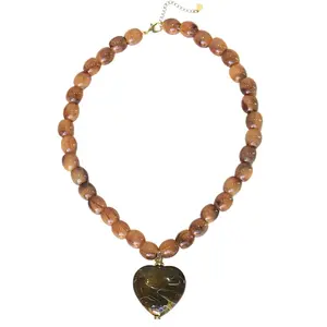 Amour Necklace - Brown