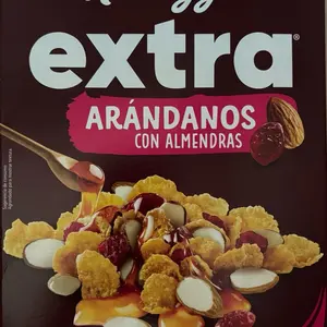 420 grams of Kellogg extra almonds and crandberry. MEXICAN