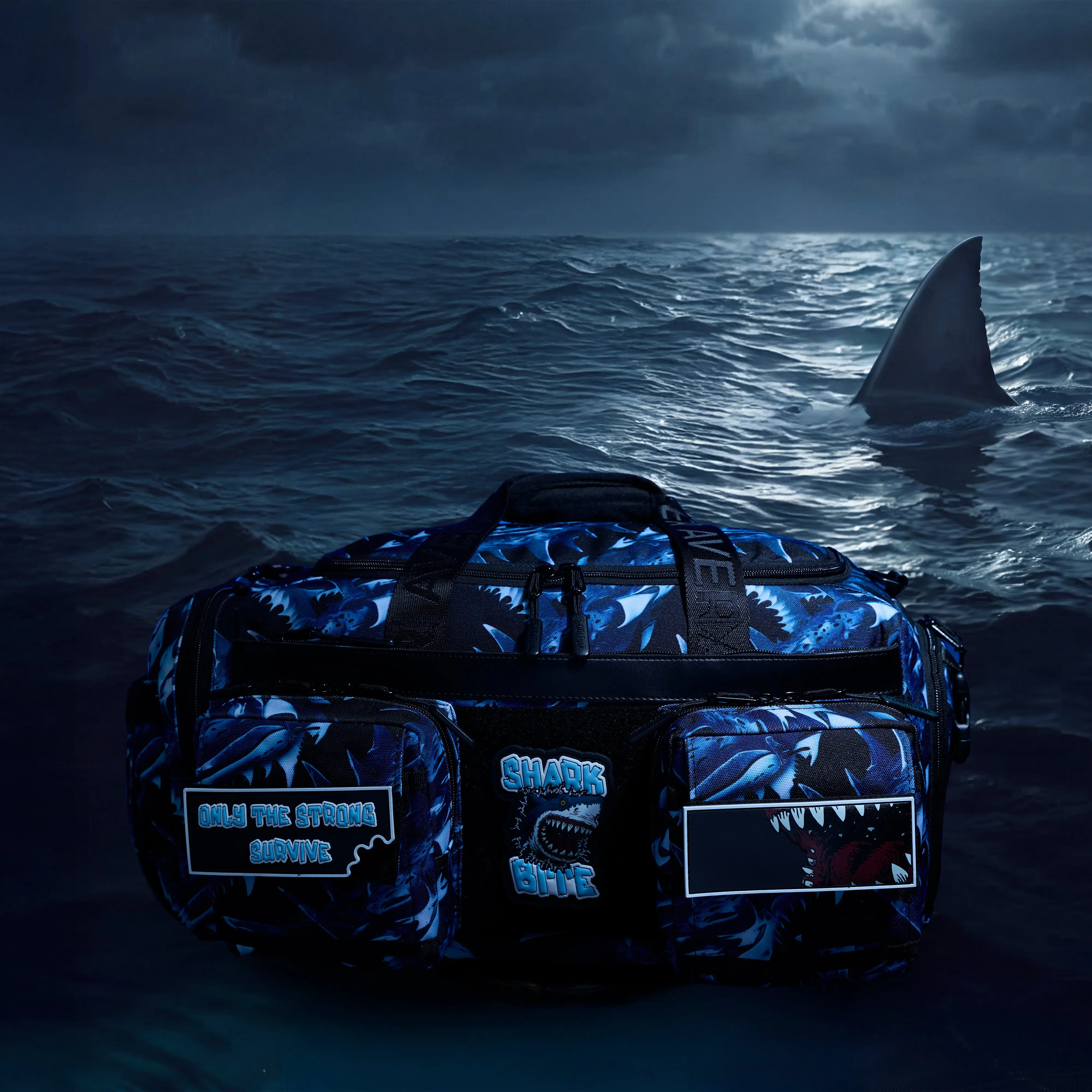 30L Perfect Duffle Bag Shark Bite