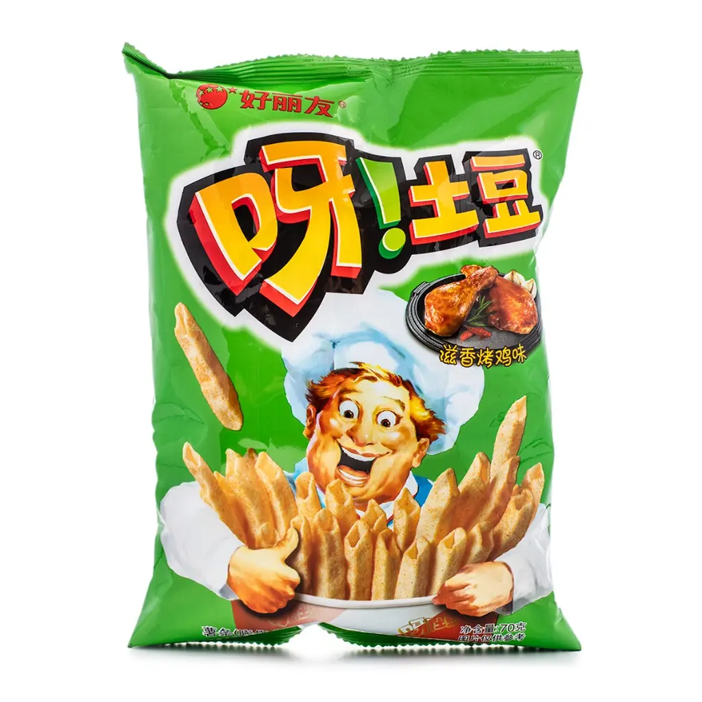 Yay Potato Chips, Spicy Grilled Chicken Flavor 70 g