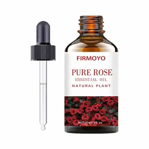 Pure Natural Rose Essential Oil for Skincare, Chemical-Free Body Massage and Aromatherapy, Versatile Liquid for Bathing and Foot Soaks