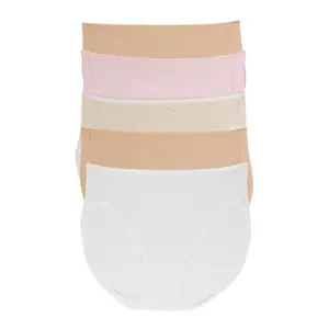 Cotton Modal Full Coverage Hi-Cut 5-Pack